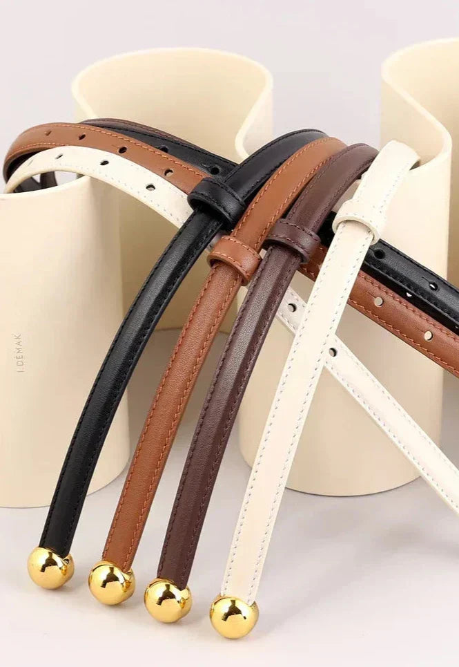 Women's Genuine Leather Belt - Esfera