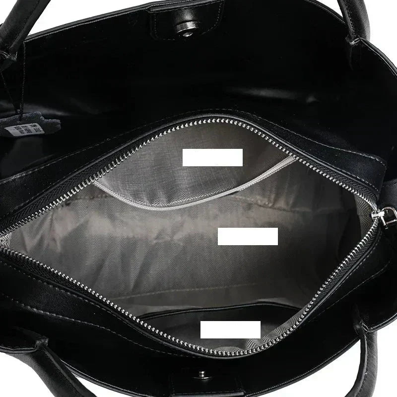 Chiara Croco Medium Leather Bag