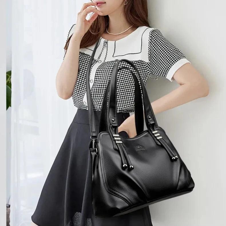 Women's Leather Bag - Poppy